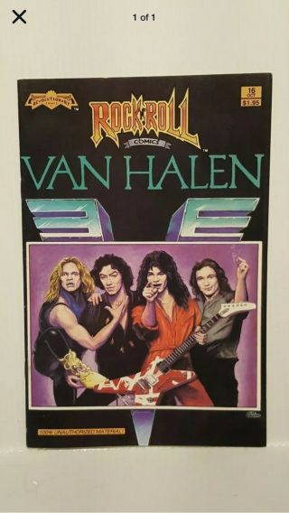 1990 Van Halen And Kiss Comic Rock 