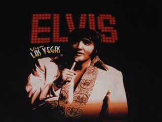 Elvis Presley Viva Las Vegas Shirt Mens Xl Elvis Has Left The Building Black