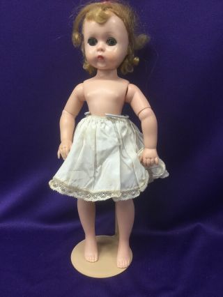 Madam Alexander Vintage Doll,  Lissy,  Slip And Panties,  11 Inches Tall.