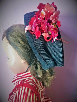 Lovely Vintage Madame Alexander Cissy Fashion Doll Perhaps Hat With Flowers