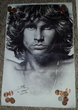 2/Two Jim Morrison The Doors Poster No One Here Gets Out Alive 1971 Splash RARE 3