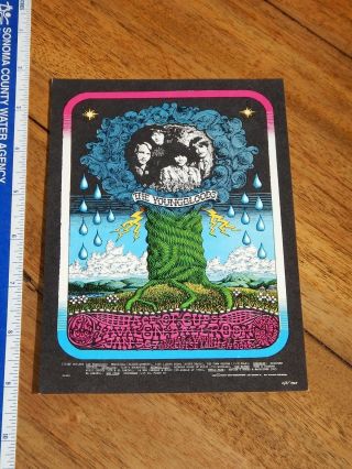 1968 Youngbloods Family Dog Avalon Concert Handbill Fd - 100,  Charles Heald Art
