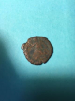 First Christian Empire ROMAN BRONZE COIN Ancient Antique from 306 - 410 AD 2