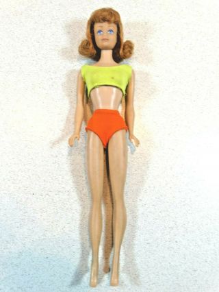 Barbie: VINTAGE Redhead STRAIGHT LEG MIDGE Doll w/Longer Hair 2