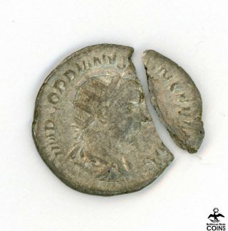 Ancient Roman Gordian Iii Silver Ar Antoninianus (240 - 244 Ad),  2.  3g