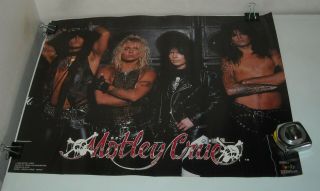 Rolled 1990 Funky Posters M3261 Motley Crue Band Poster 16 X 20 Ross Halfin