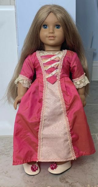Elizabeth - Retired American Girl Doll,  Gently,  Ears Pierced,  With Outfit