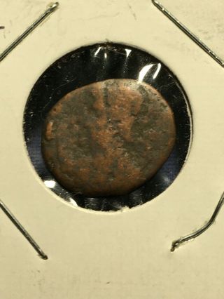Ancient Bronze Roman Empire Coin Very E 2