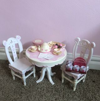 Our Generation American Girl Tea Parlor Table & Chair Set For 18 " Doll
