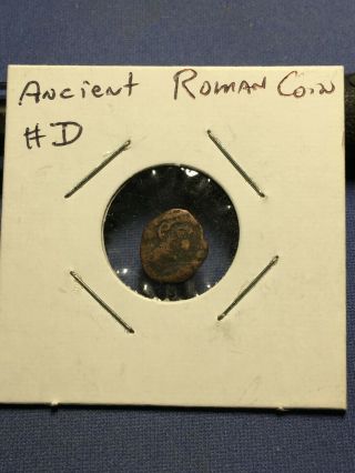 Ancient Bronze Roman Empire Coin Very D