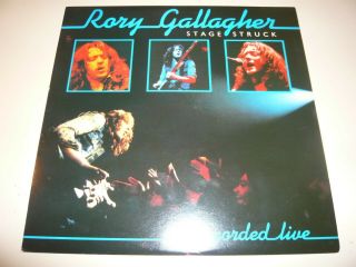 Rory Gallagher Stage Struck Recorded Live Promo Lp Vinyl Record Album Ted Mckenn