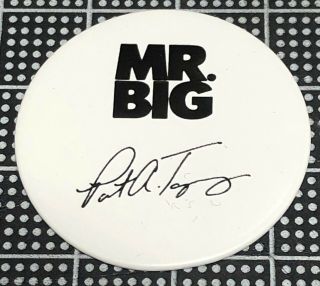Mr.  Big / Pat Torpey Guitar Pick (promo)