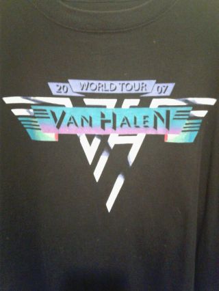 ❤van Halen 2007 World Tour T Shirt Mens Xl