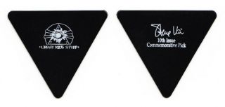 Steve Vai Signature Black Triangle Guitar Pick 1990 Passion Tour