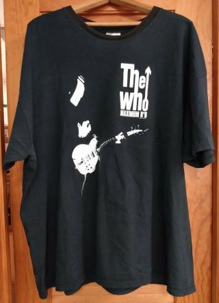 The Who Maximum R & B Band Concert T Shirt 2003 Pete Townsend - 2 Xl