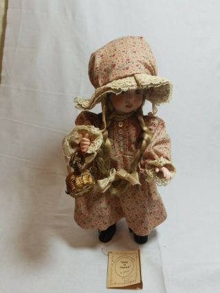 Antique French Bisque Doll Sfbj 247 Outfit 13 " Tall Signed By Artist