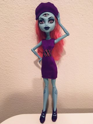 Monster High Create A Monster Three Eyed Girl Complete Doll Cam Mattel Rare