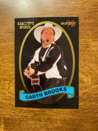 Garth Brooks Trading Card - 1992 Executive Sports Monthly - Rare