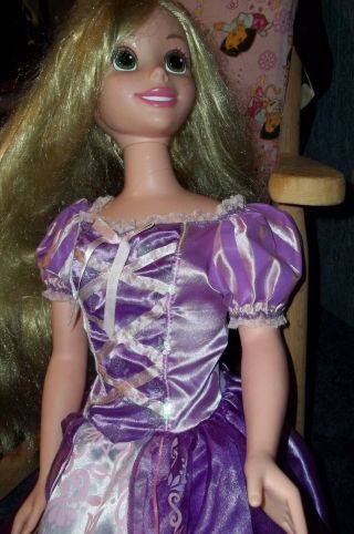 Rapunzel Disney Princess/ My Size Doll 36” tall Tangled/Great Cond.  Long Hair 3