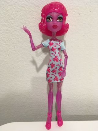 Monster High Create A Monster Blob Pink Ice Girl Doll Cam Mattel Rare