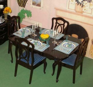 Vintage Pedigree Sindy Dining Table And Chairs Boxed 3