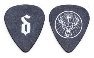 Shinedown Zach Myers Jagermeister Black Guitar Pick - 2008 Sound Of Madness Tour