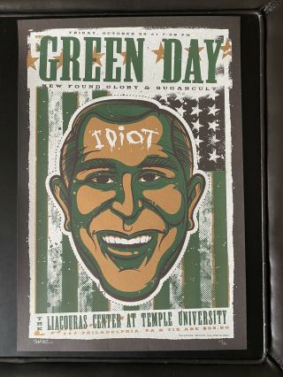 Green Day - Artist Signed Concert Poster - Todd Slater 103/150