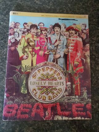 Beatles: Sergeant Peppers Lonely Hearts Club Band - Sheet Music Book - 1967