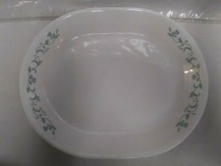 Corelle " Country Cottage " Oval Serving Platter 12 1/4 " X 10 " Blue Hearts
