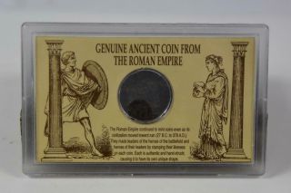 Ancient Coin From The Roman Empire In Holder {101} (6889)