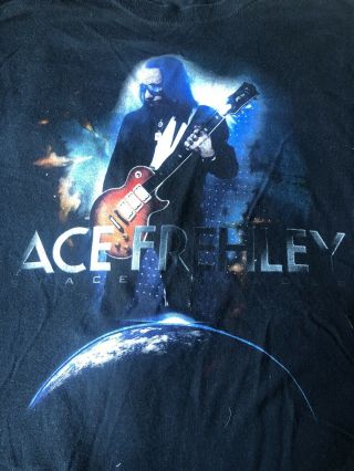 Vintage Kiss Band T - Shirt Ace Frehley Concert 2side Shirt