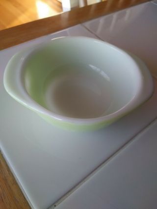 8 Oz.  Pyrex Small Lime Green Casserole Dish No Lid 080