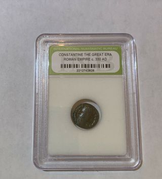 Slabbed Ancient Roman Constantine The Great Era Coin C 330 Ad