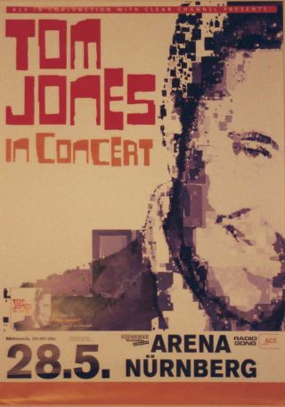 Tom Jones Concert Tour Poster 2004 Mr.  Jones