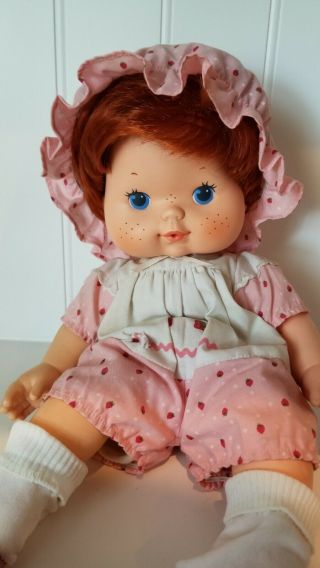 Vintage 1982 Strawberry Shortcake Baby Doll Blow A Kiss American Greetings