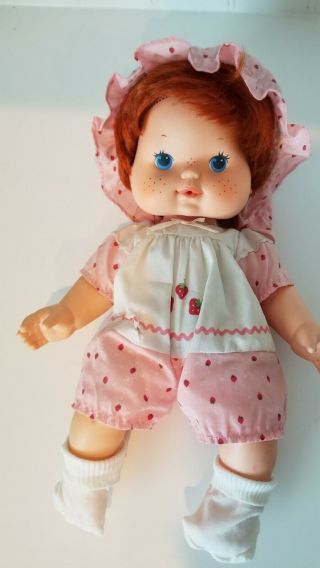 Vintage 1982 Strawberry Shortcake Baby Doll Blow A Kiss American Greetings 3