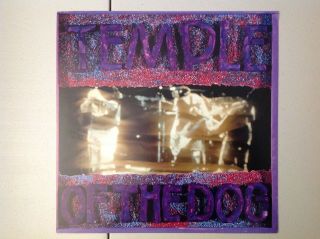 Vintage Temple Of The Dog Promotional Poster Flat 1991 Pearl Jam Lp Size