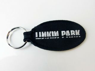 Linkin Park Oval Embroidered Keyfob Keychain Oop Rare