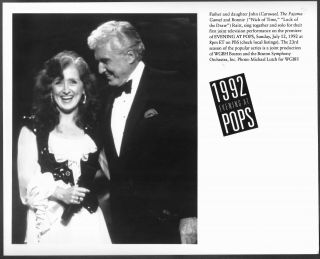 Bonnie Raitt John Raitt Evening At Pops 1992 Pbs Promo Photo