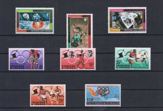 Trinidad & Tobago 1968 Olympics & 1969 Moon Landing Sets Mnh Classics