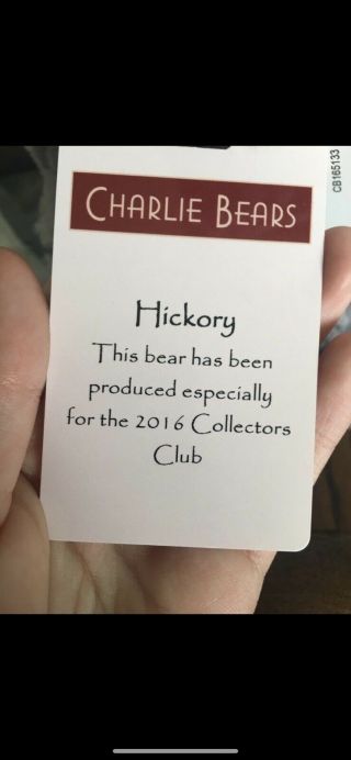 Charlie Bears 2016 Hickory Mouse 3