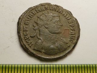 3021 Ancient Roman Copper Antonianus Coin Maximianus - 3 - 4th Century Ad