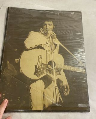 Vintage Elvis Presley Concert Photo 11 X 14 Cardboard Backing Plastic Preserved