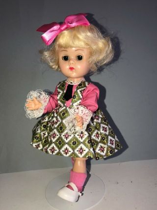 Vintage Vogue Ginny Doll In Her 1956 Tagged Tiny Missdress