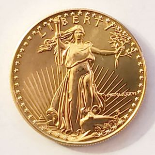 1986 American Gold Eagle 1 Oz $50 - Bu St.  Gaudens