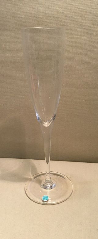 Vintage Tiffany & Co.  Classic Champagne Flute Glass Y Shape Bowl 9 1/4 "