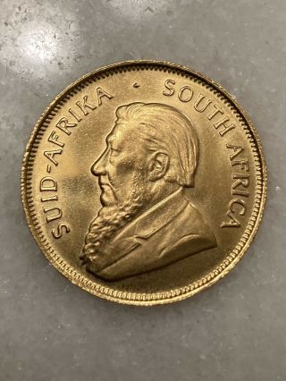 South Africa Gold Krugerrand - 1/2 Oz - Bu - 1980