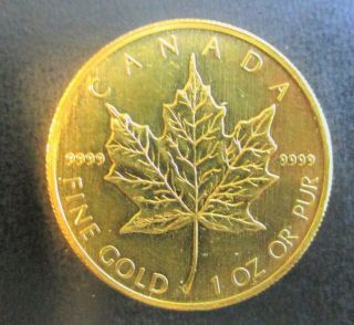 Canada Gold Maple Leaf - 1 Oz -.  9999 Fine 2008