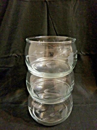 Princess House Heritage Crystal 3 Tier Stackable Candy Dish Jar No Cover