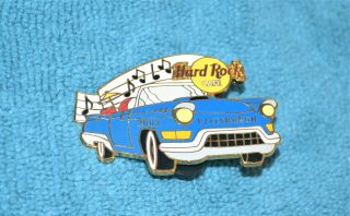 Hard Rock Cafe 2003 Pittsburgh Classic Car Blue Chevy Pin 18628